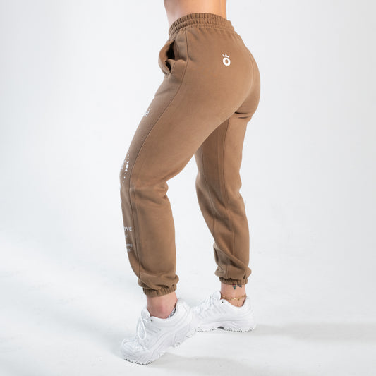 Zodiac Oversized Sweatpants | Brown