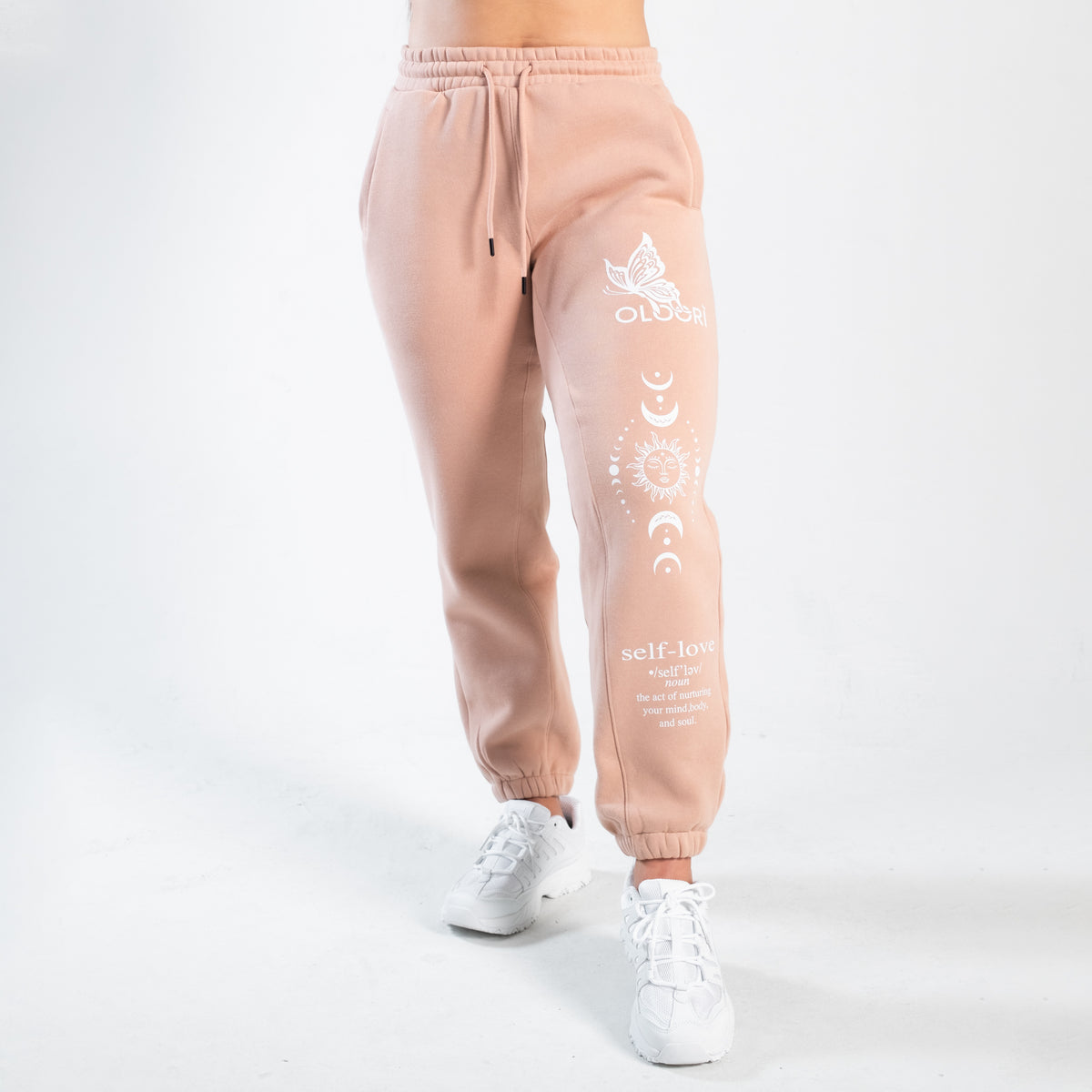 Zodiac Oversized Sweatpants | Grey Pink