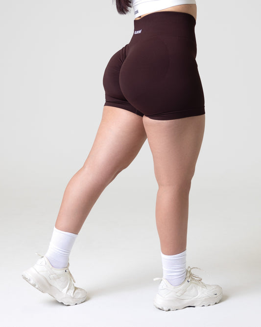 A woman wearing contour seamless shorts